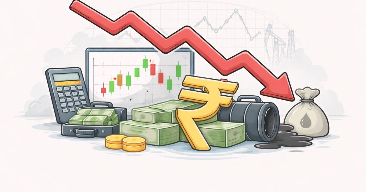 Sensex Drops Nearly 500 Points; Nifty Trades Around 23,721 Amid Market Volatility