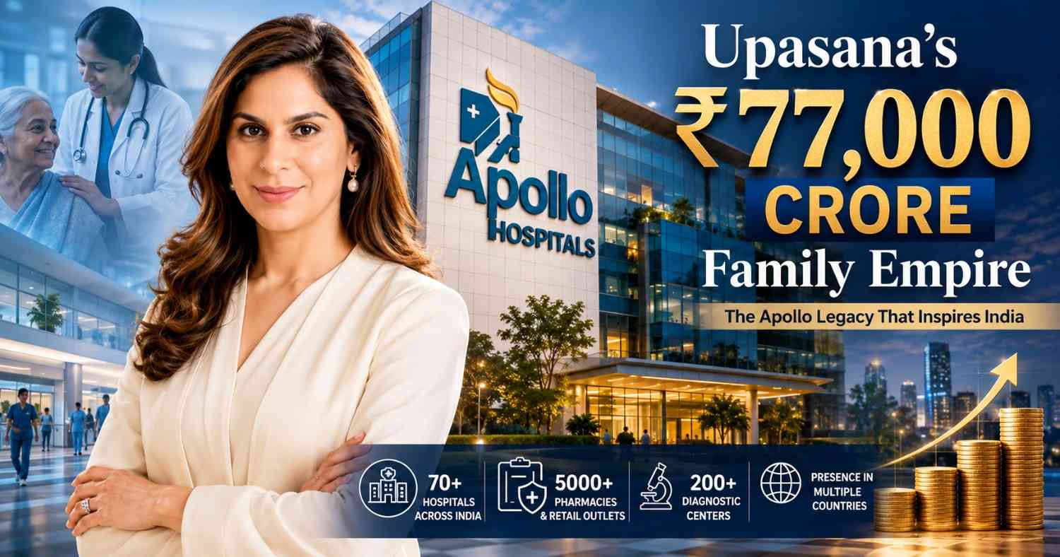 Upasana Kamineni Konidela linked to the Apollo Hospitals family business empire worth ₹77,000 crore