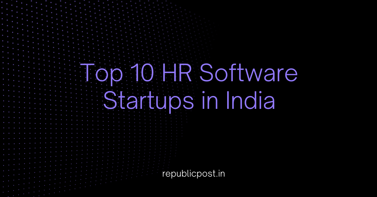 Top 10 HR Software Startups in India