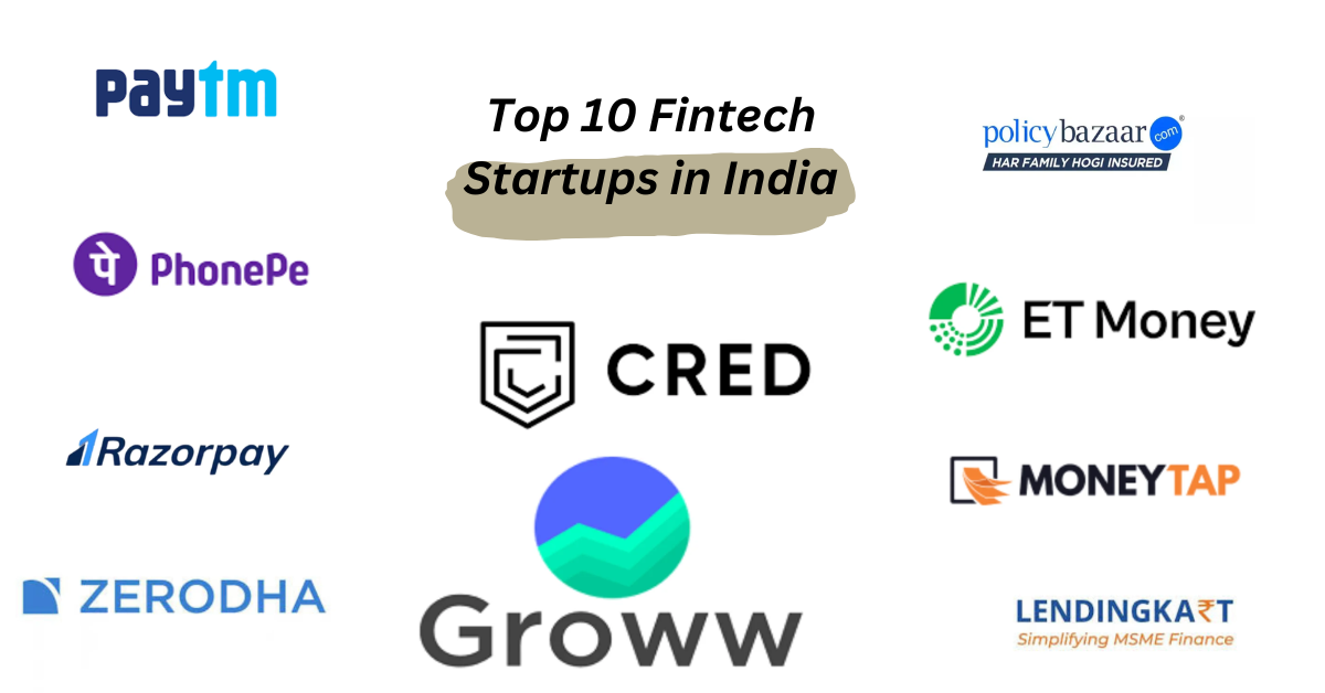 Top 10 Fintech Startups in India