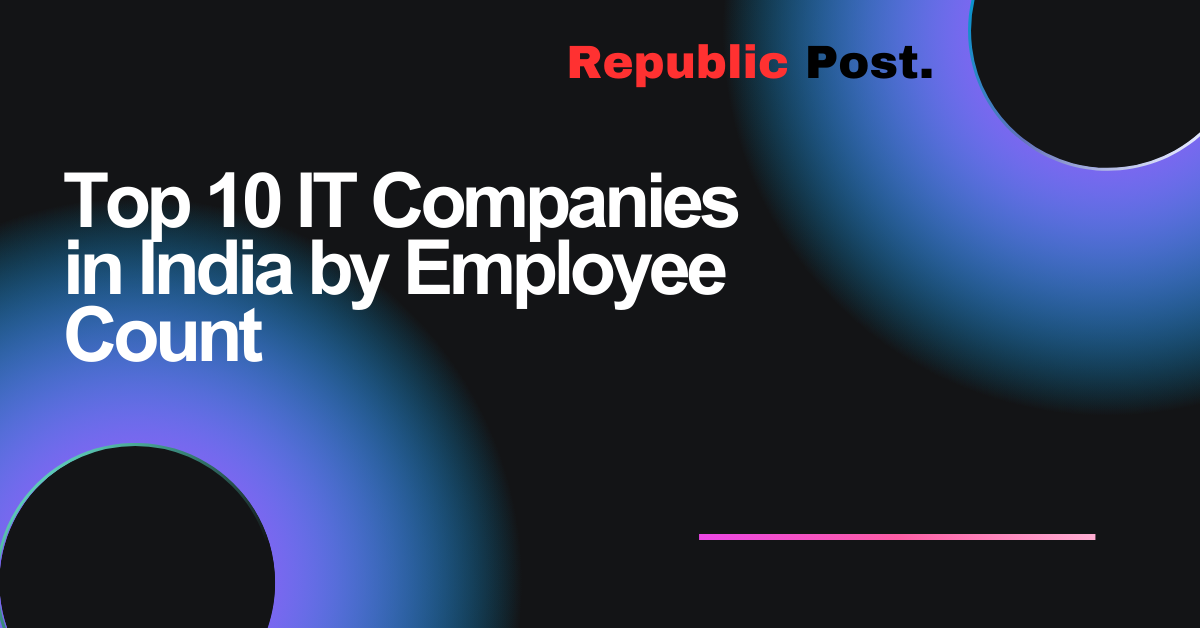 Top 10 IT Companies in India by Employee Count