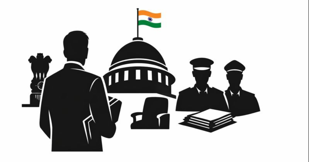 Illustration of students preparing for UPSC Recruitment 2026 with books and digital tools